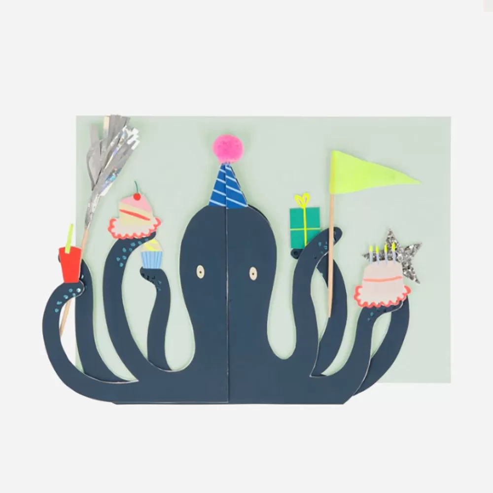 Clearance Octopus Accordion Card Dishes & Centerpieces