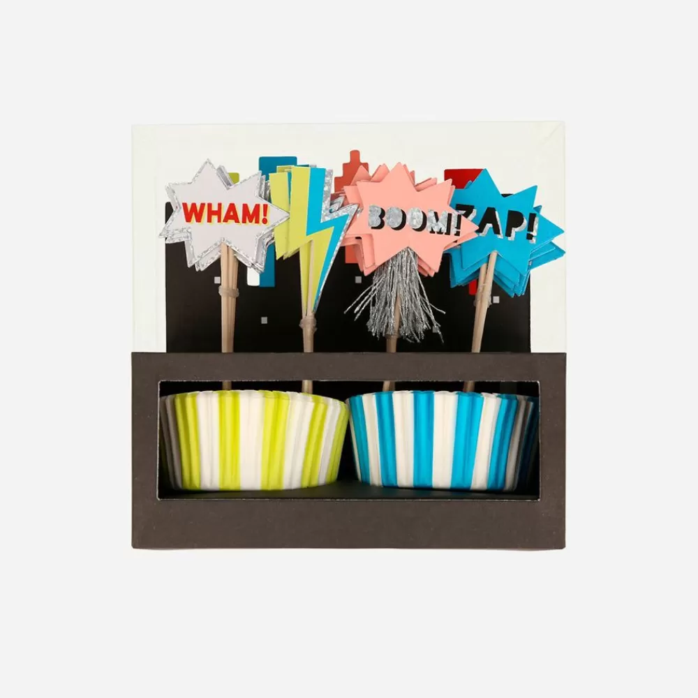 Clearance Onomatopoeia Cupcakes And Toppers Kit Cake Toppers