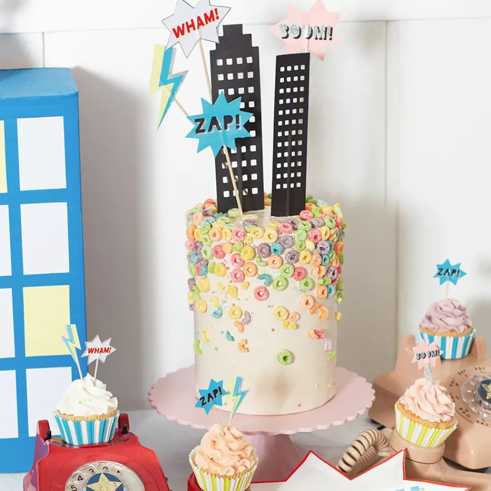 Online Onomatopoeia Toppers Cake Toppers