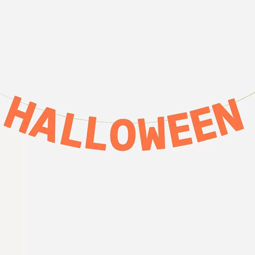 Best Sale Orange Halloween Garland Garlands