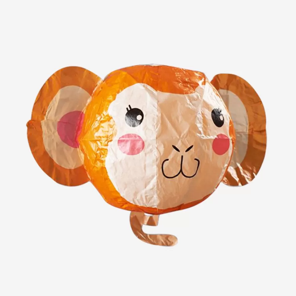 Shop Paper Balloon: 1 Monkey Kamifusen Patterned Balloons