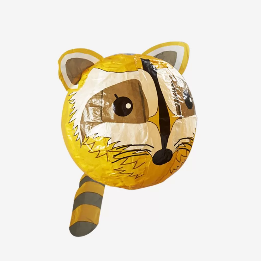 Cheap Paper Balloon: 1 Raccoon Kamifusen Patterned Balloons