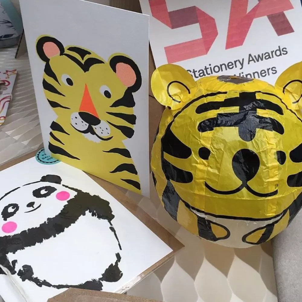 Outlet Paper Balloon: 1 Tiger Kamifusen Patterned Balloons