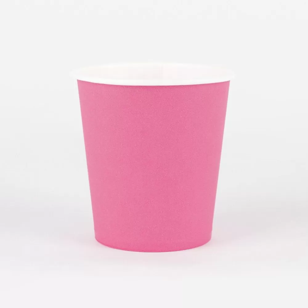 Best Paper Cup: 25 Fuchsia Cups Cups