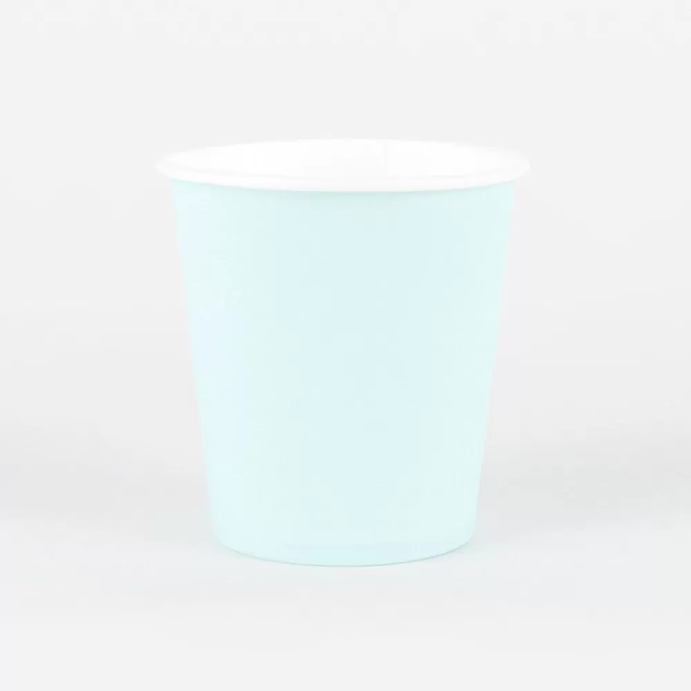 Shop Paper Cup: 25 Light Blue Cups Cups