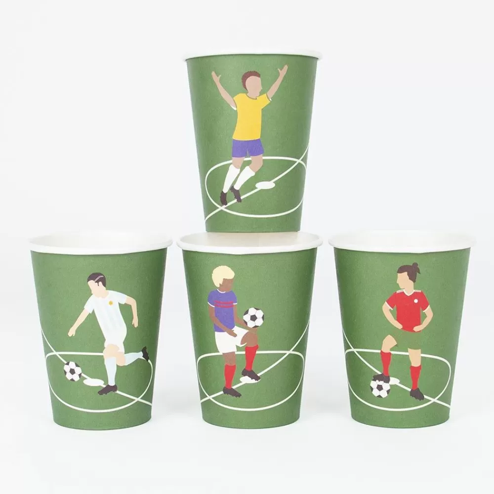 Flash Sale Paper Cup: 8 Football Cups Cups