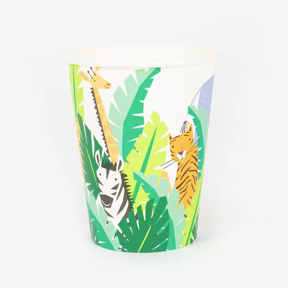 Best Paper Cup: 8 Jungle Cups Cups