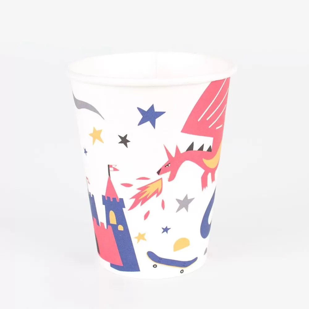 Hot Paper Cup: 8 Knight Cups Cups