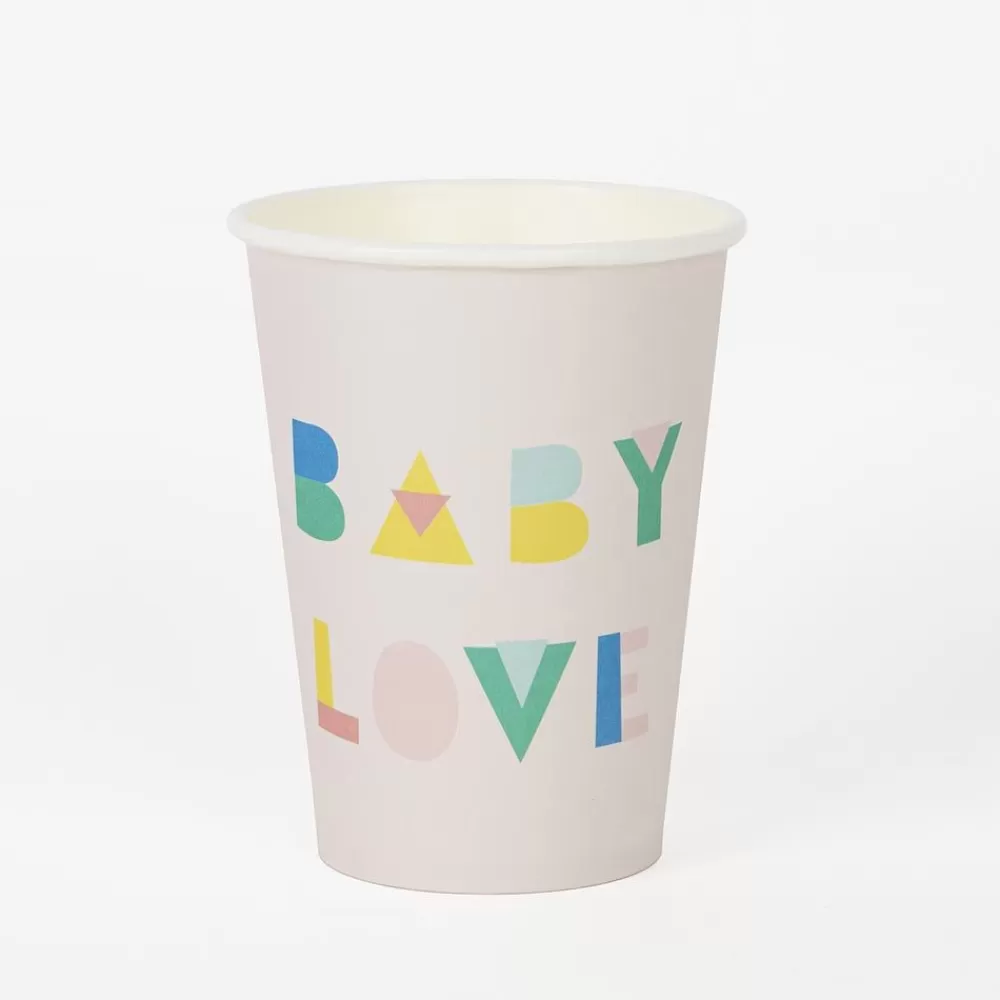 Flash Sale Paper Cup: 8 Nude Baby Shower Cups Cups