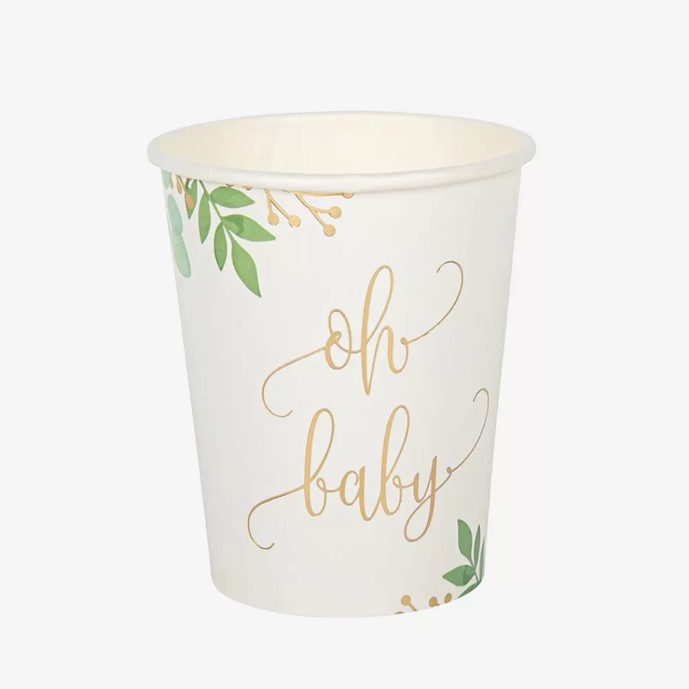 Clearance Paper Cup: 8 Oh Baby Cups Cups