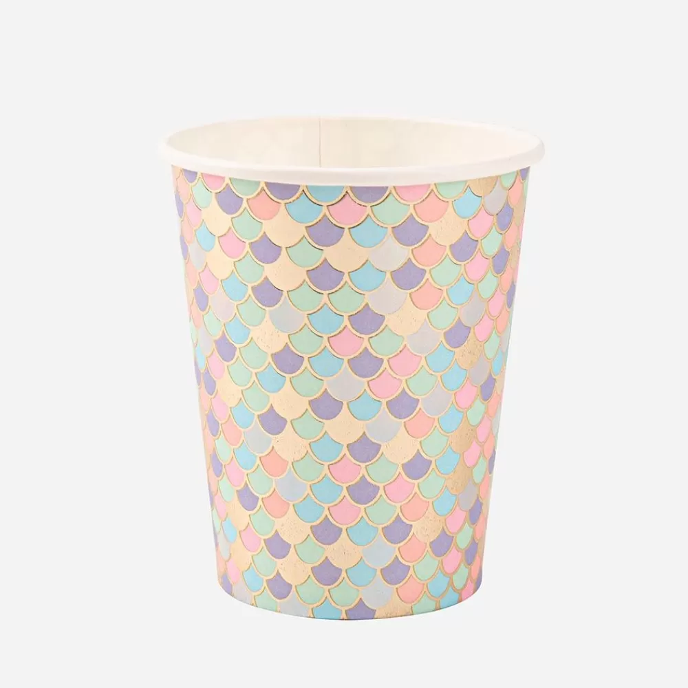 New Paper Cup: 8 Pastel Scale Cups Cups