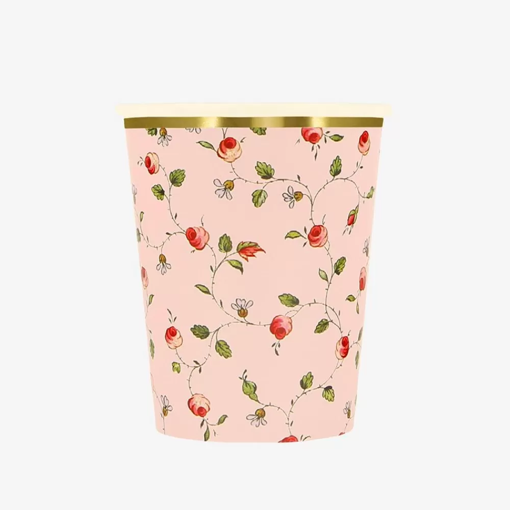 Shop Paper Cup: 8 Pink Laduree Cups Cups