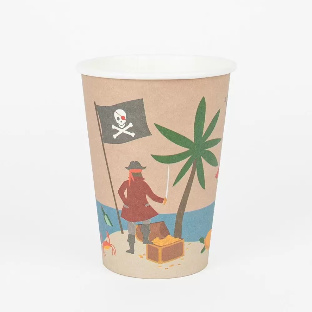 Fashion Paper Cup: 8 Pirate Cups Cups