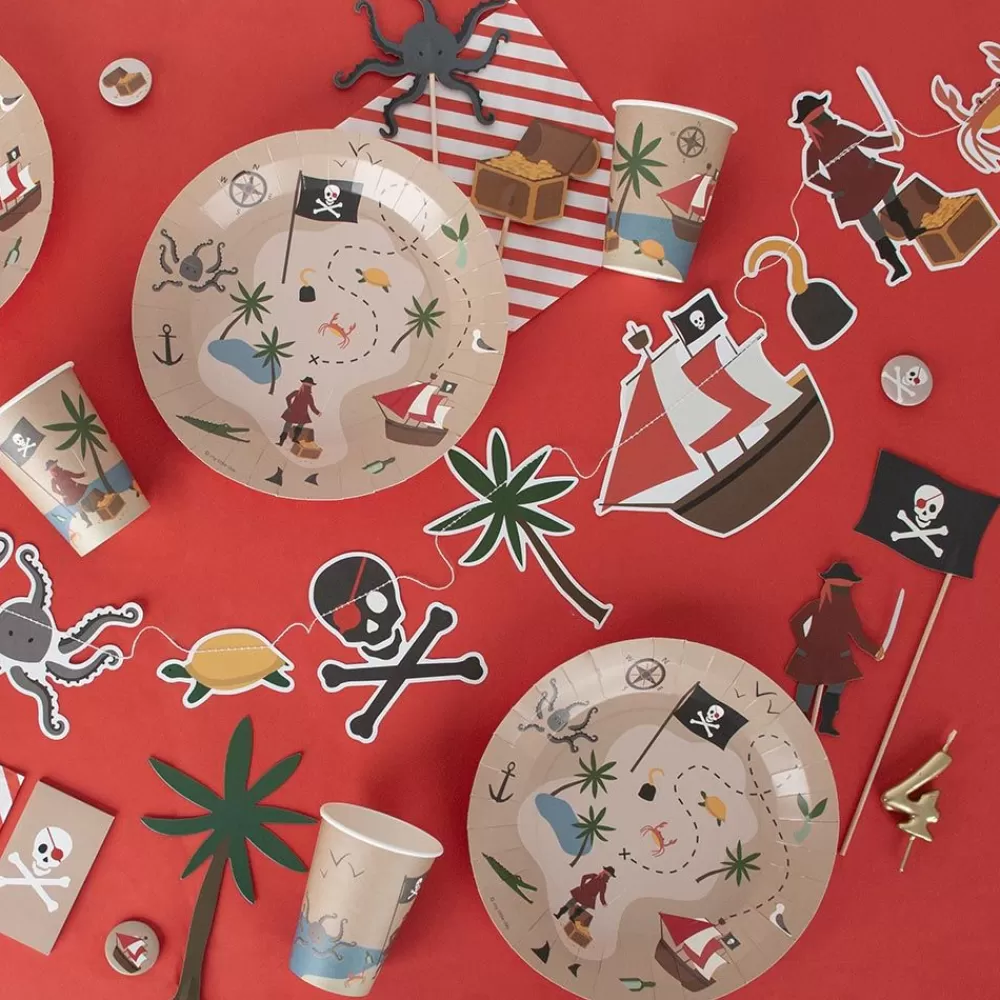 Fashion Paper Cup: 8 Pirate Cups Cups