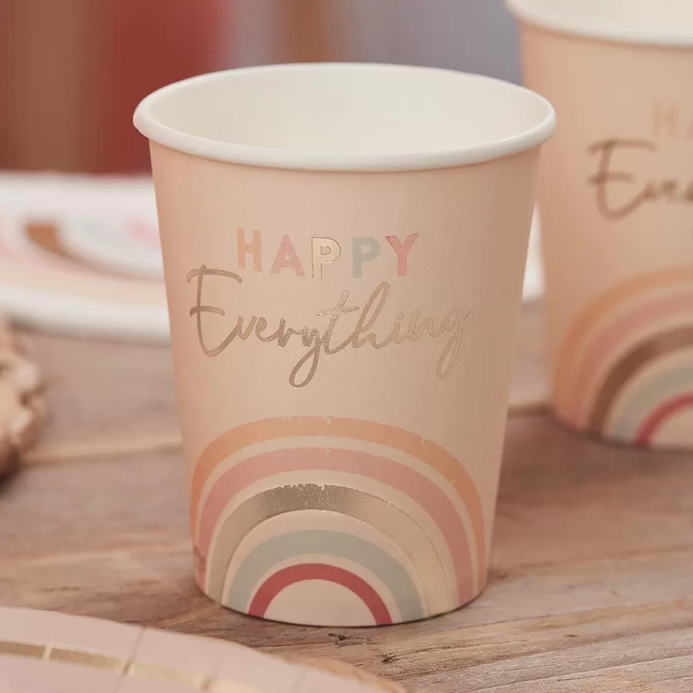 Discount Paper Cup: 8 Rainbow Cups Cups