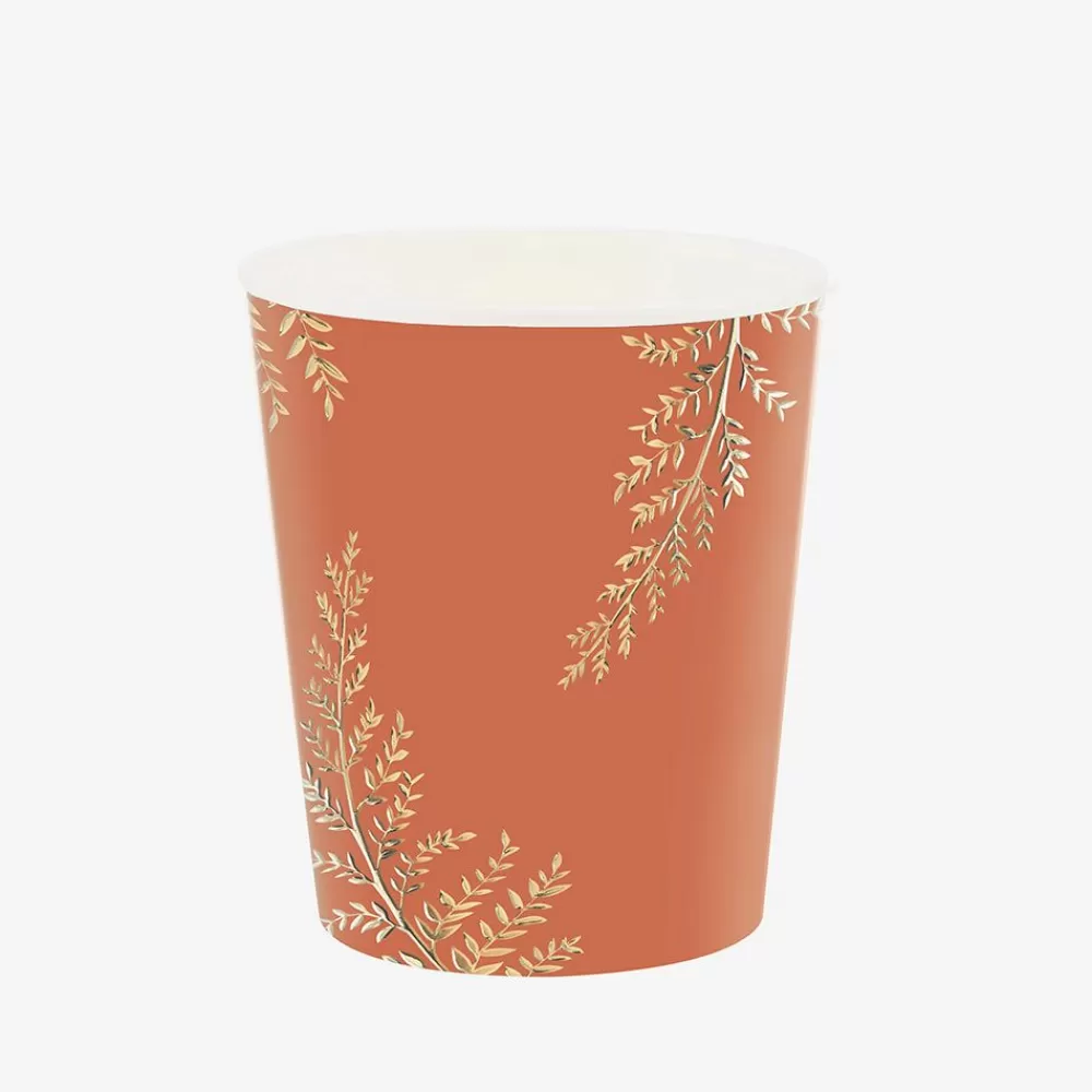 Cheap Paper Cup: 8 Terracotta Cups Cups