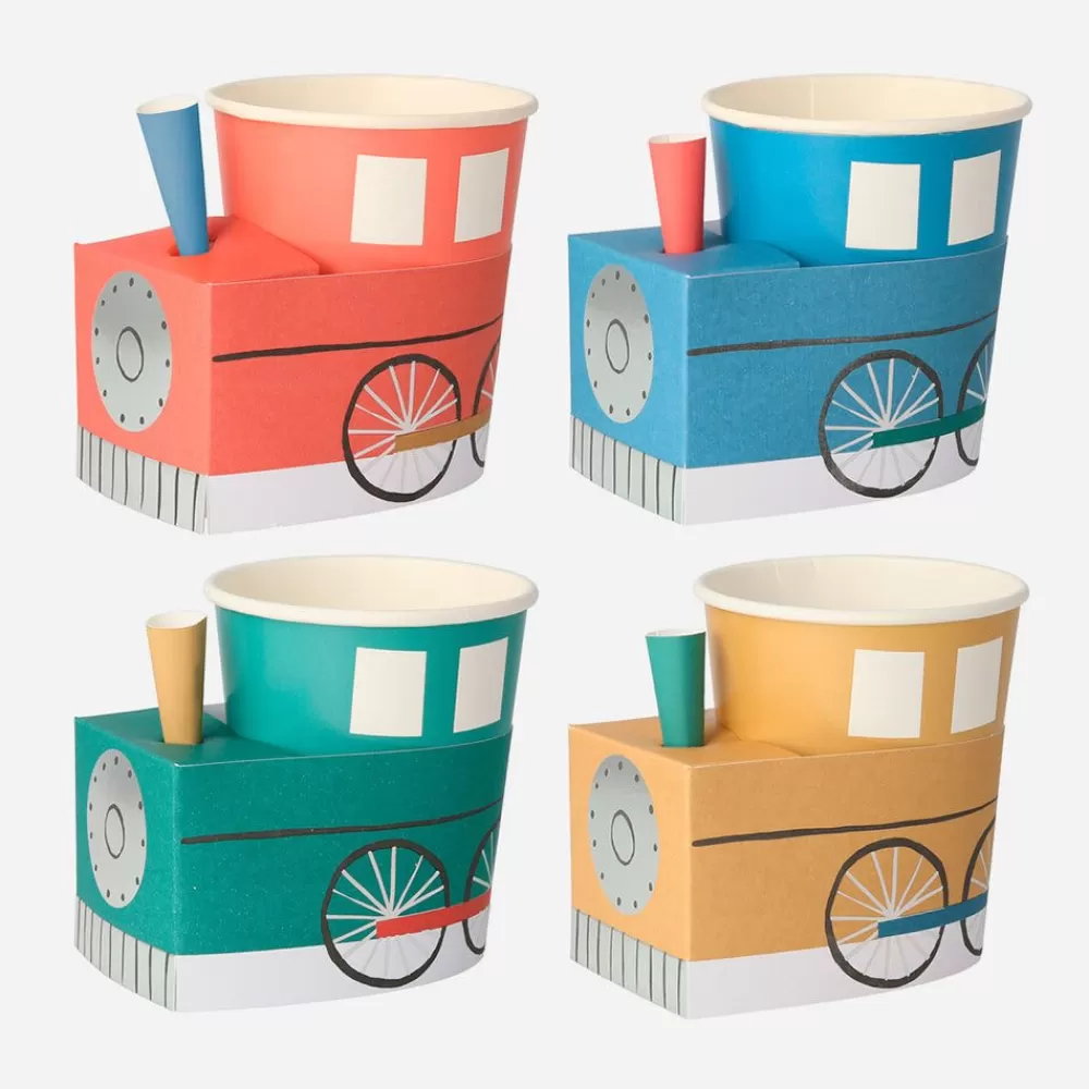 Flash Sale Paper Cup: 8 Train Cups Cups