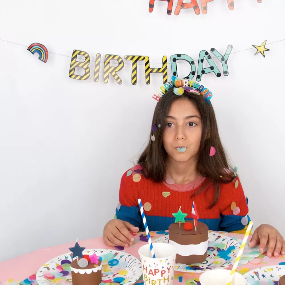 Fashion Paper Garland - Happy Birthday Garlands