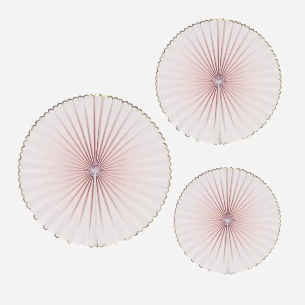 Store Paper Lantern: 3 Pink Rosettes Paper Lanterns & Suspensions