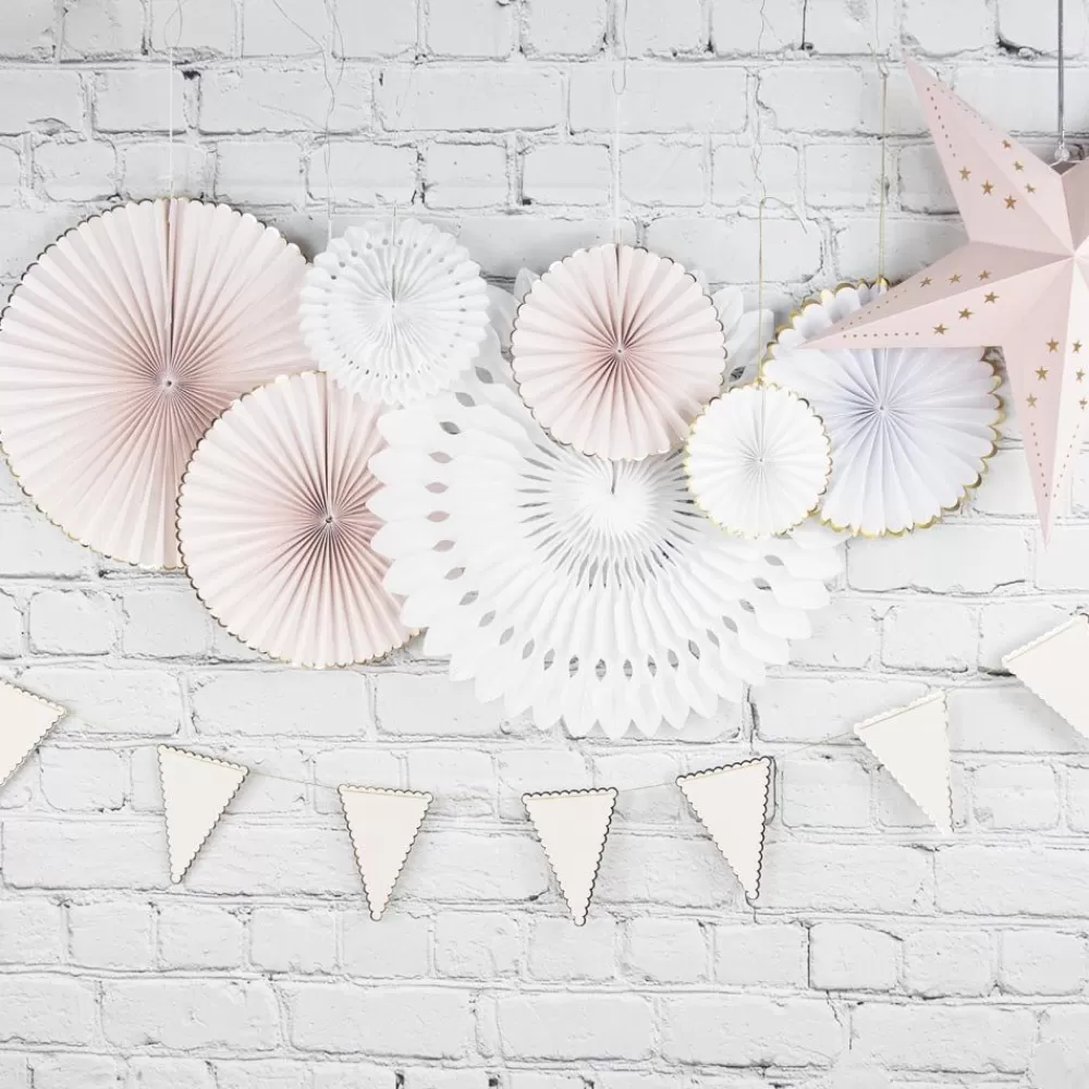 Store Paper Lantern: 3 Pink Rosettes Paper Lanterns & Suspensions