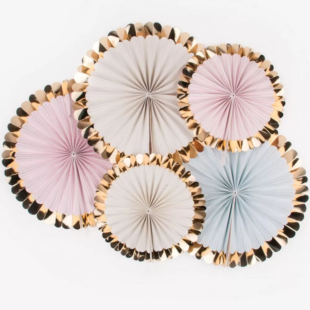 Flash Sale Paper Lantern: 5 Pastel Rosettes Paper Lanterns & Suspensions