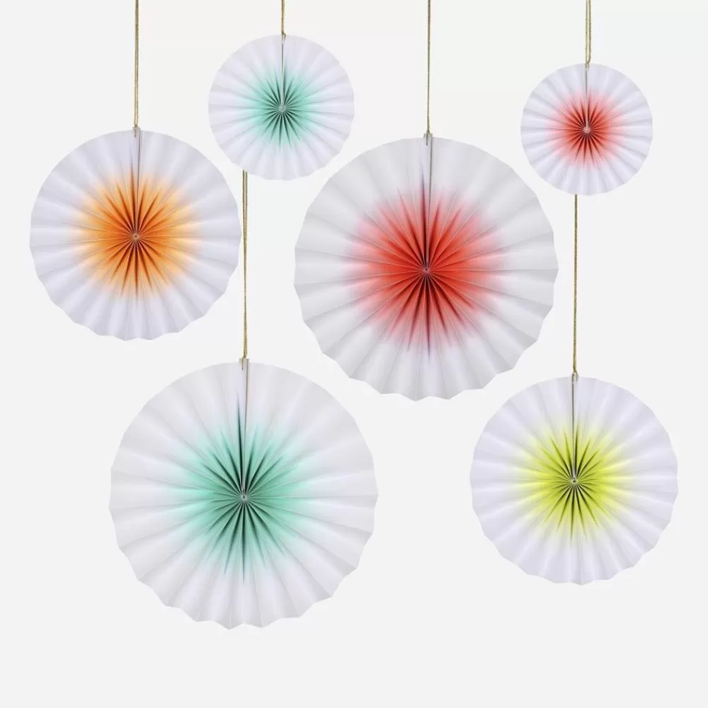 Fashion Paper Lantern: 6 Flashy Rosettes Paper Lanterns & Suspensions