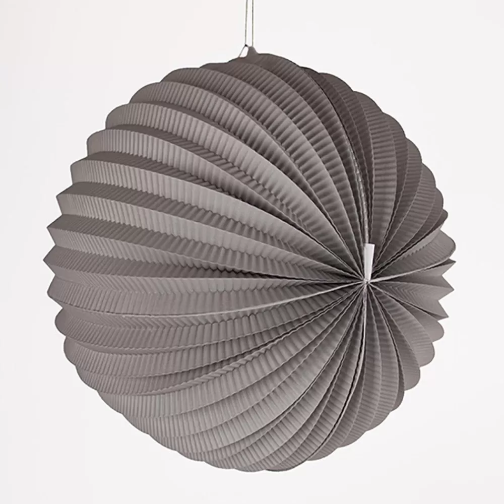 Sale Paper Lantern: Round Gray Lantern Paper Lanterns & Suspensions