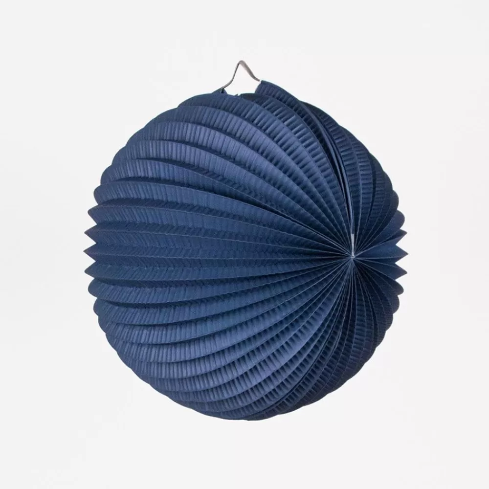 Sale Paper Lantern: Round Navy Blue Lantern Paper Lanterns & Suspensions