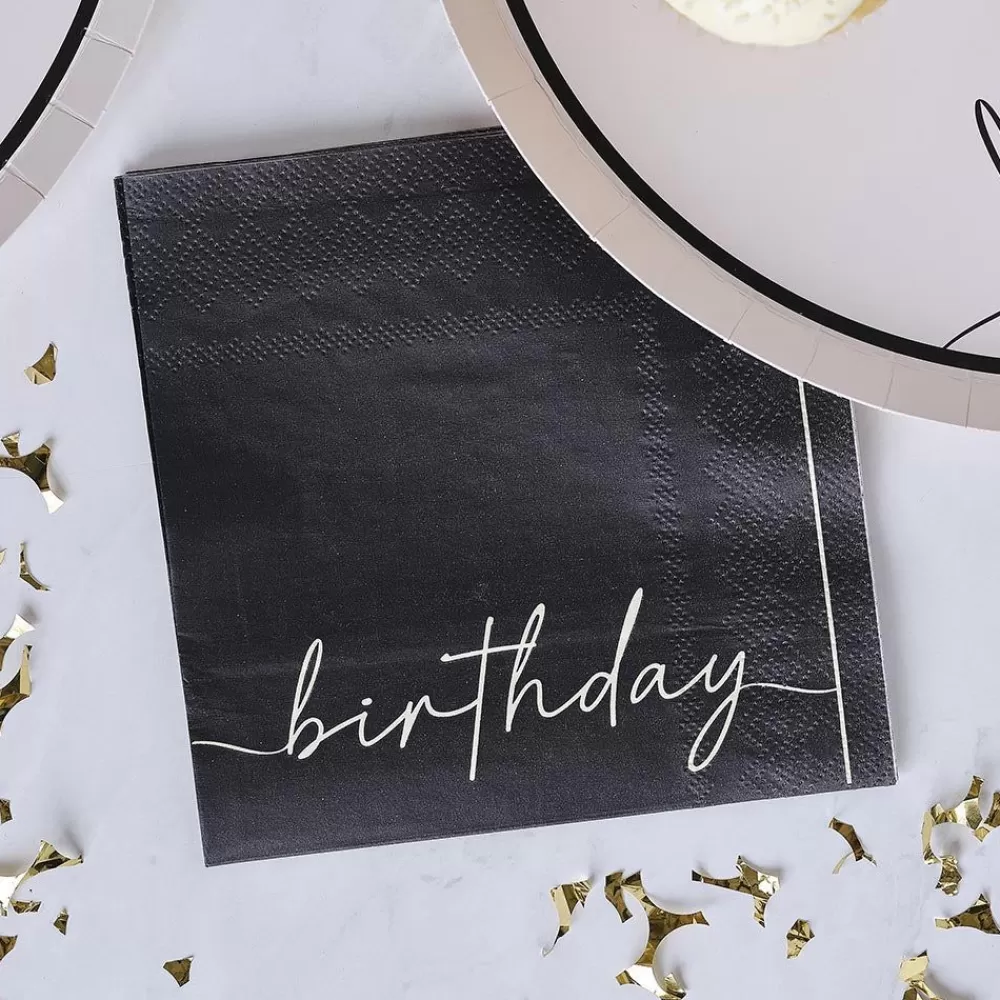 Hot Paper Napkins: 16 Birthday Napkins Napkins