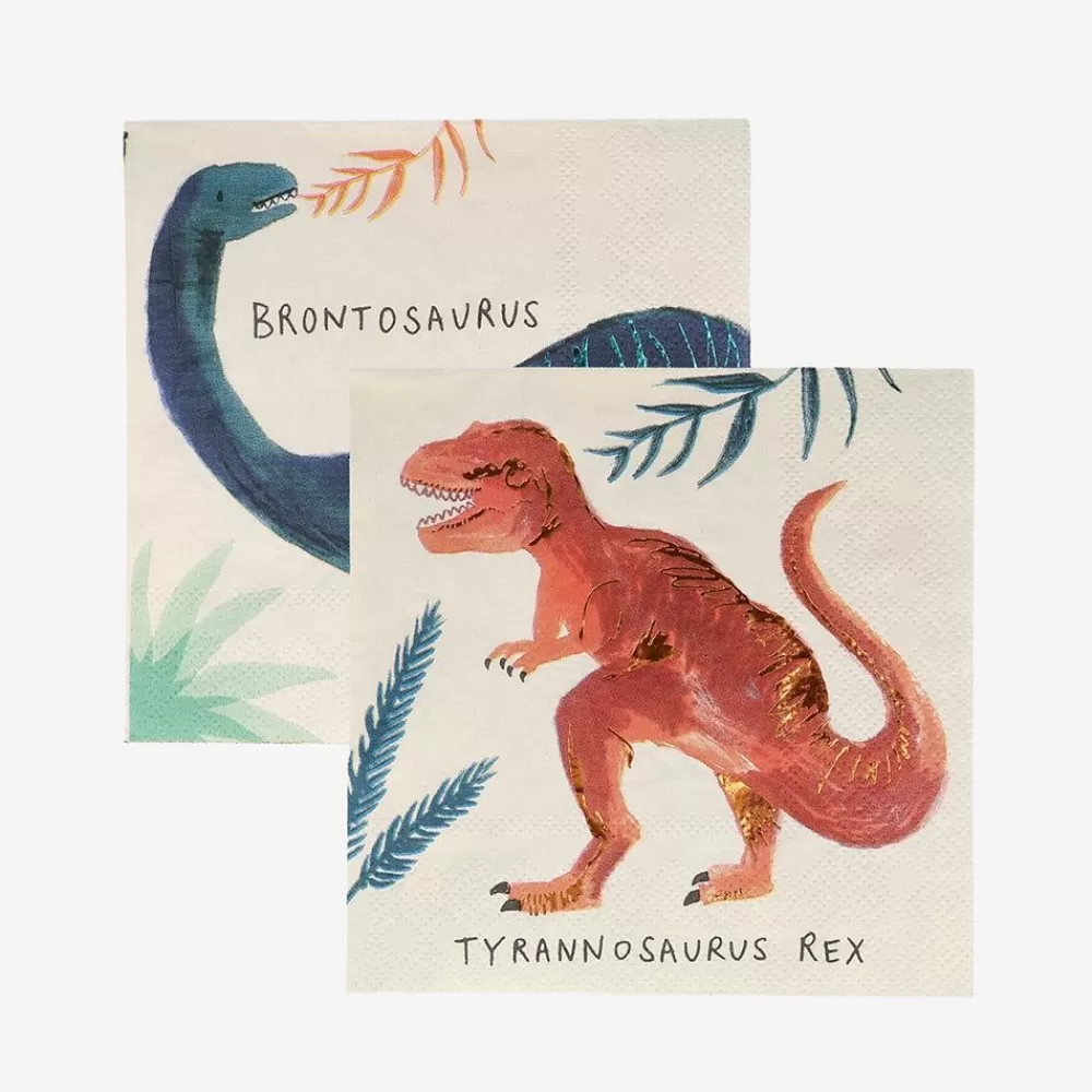 Online Paper Napkins: 16 Dinosaur Napkins Napkins