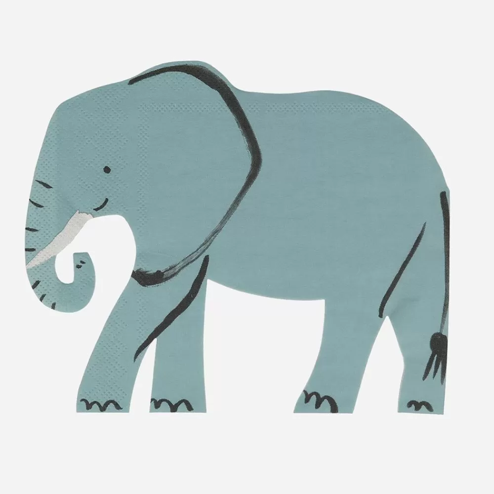 Flash Sale Paper Napkins: 16 Elephant Napkins Napkins