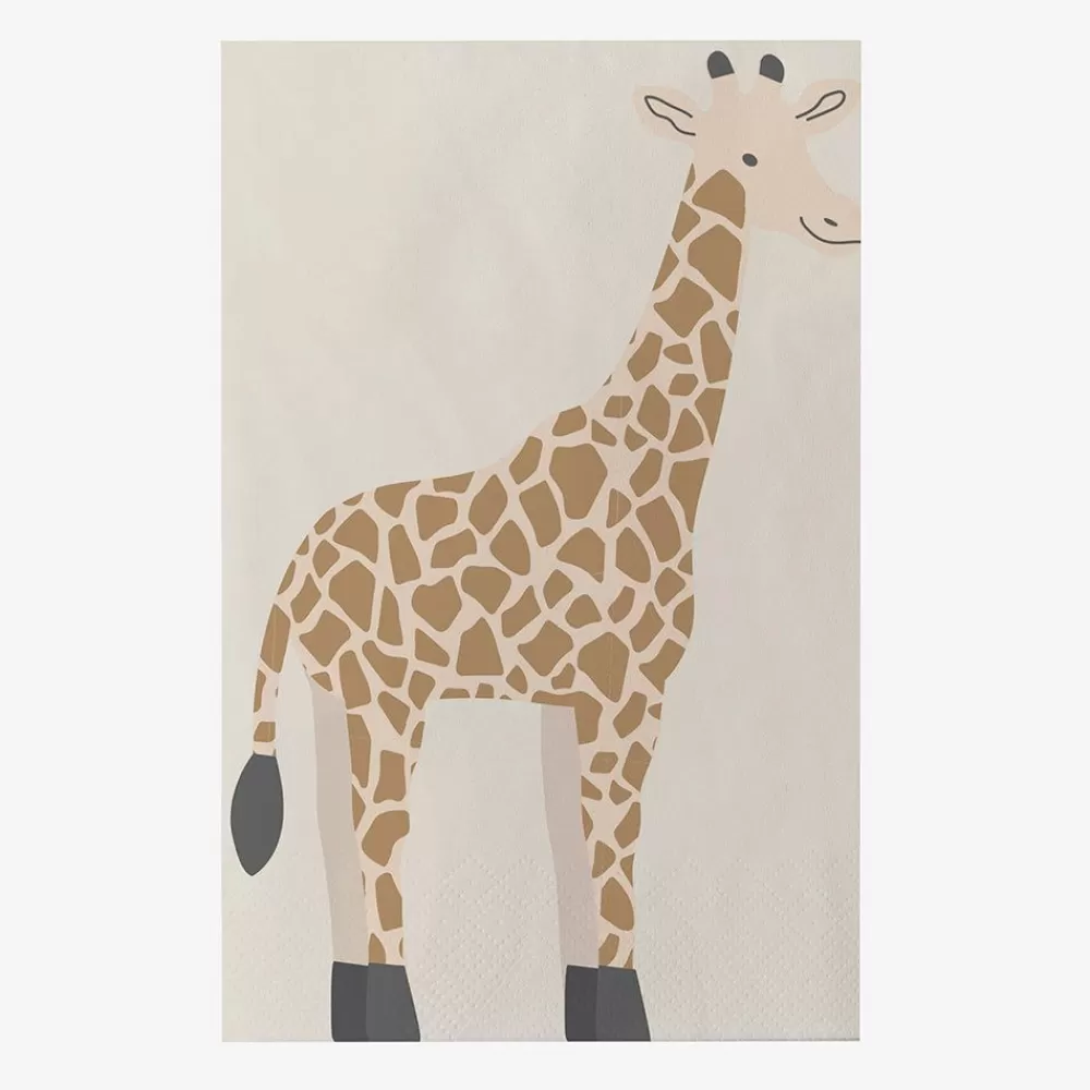 Discount Paper Napkins: 16 Giraffe Napkins Napkins