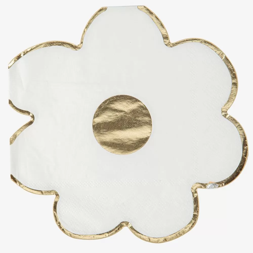 Hot Paper Napkins: 16 Golden Daisy Napkins Napkins