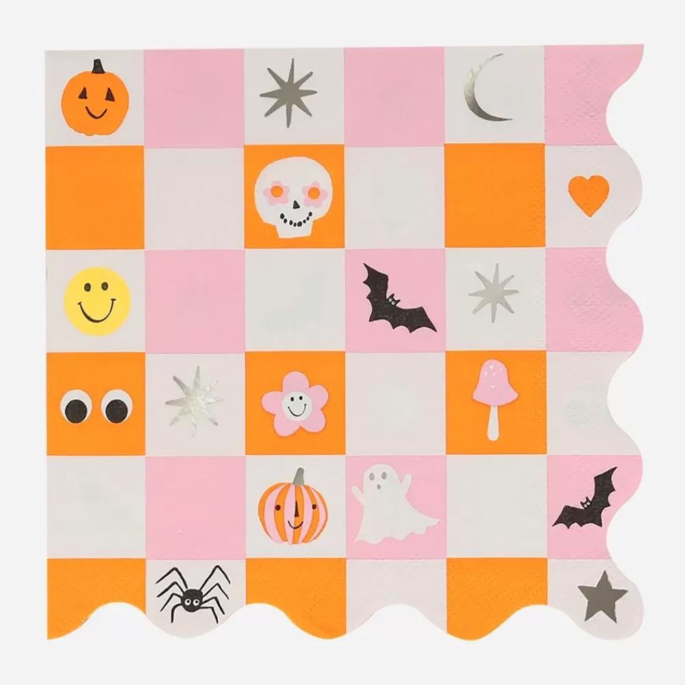 Outlet Paper Napkins: 16 Halloween Napkins Napkins