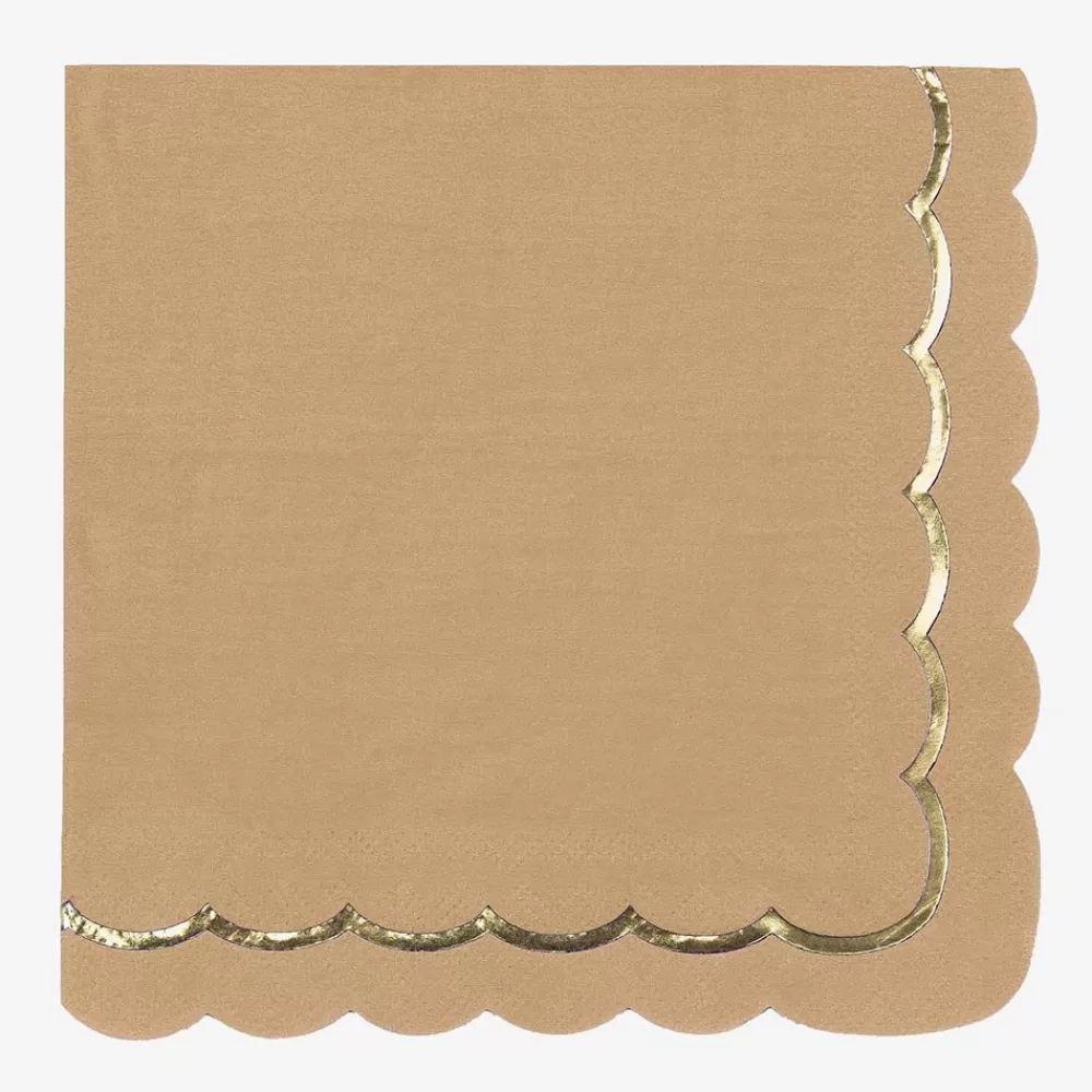 Online Paper Napkins: 16 Kraft Napkins Napkins