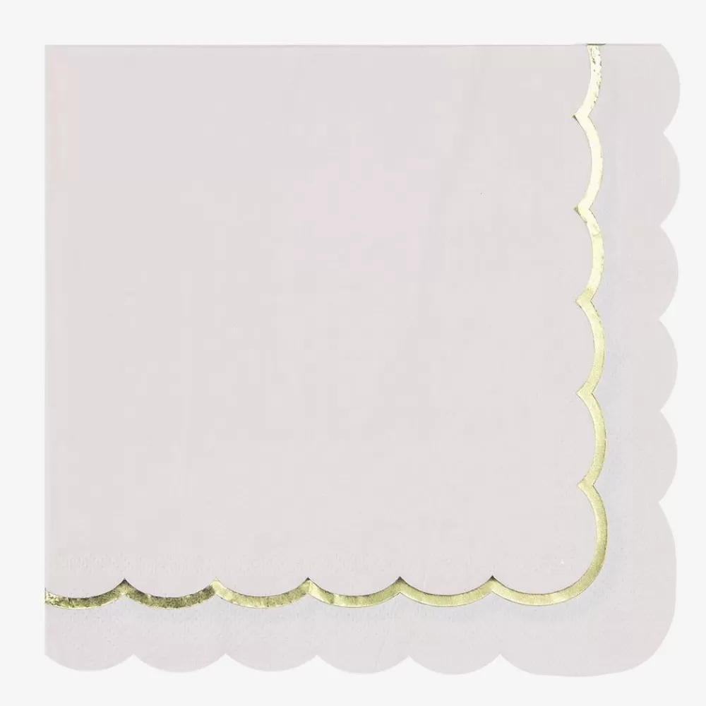 Fashion Paper Napkins: 16 Pastel Pink Napkins Napkins