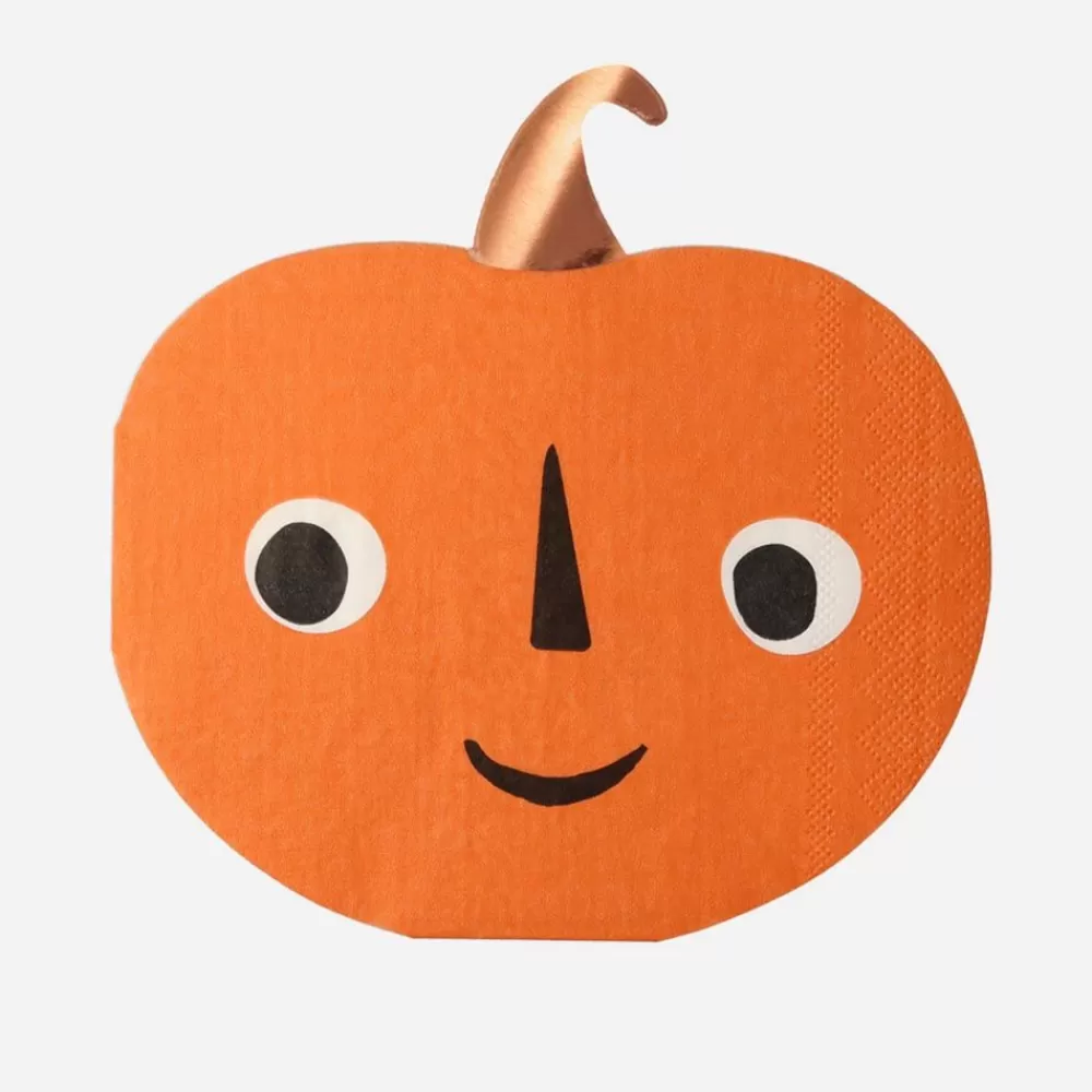 Shop Paper Napkins: 16 Pumpkin Napkins Napkins