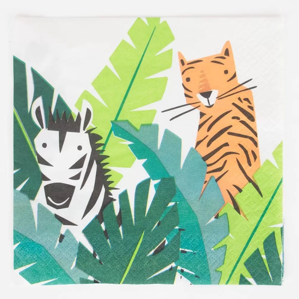 New Paper Napkins: 16 Safari Napkins Napkins