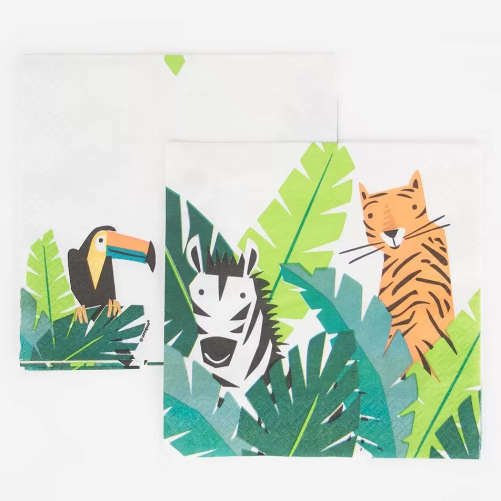 New Paper Napkins: 16 Safari Napkins Napkins