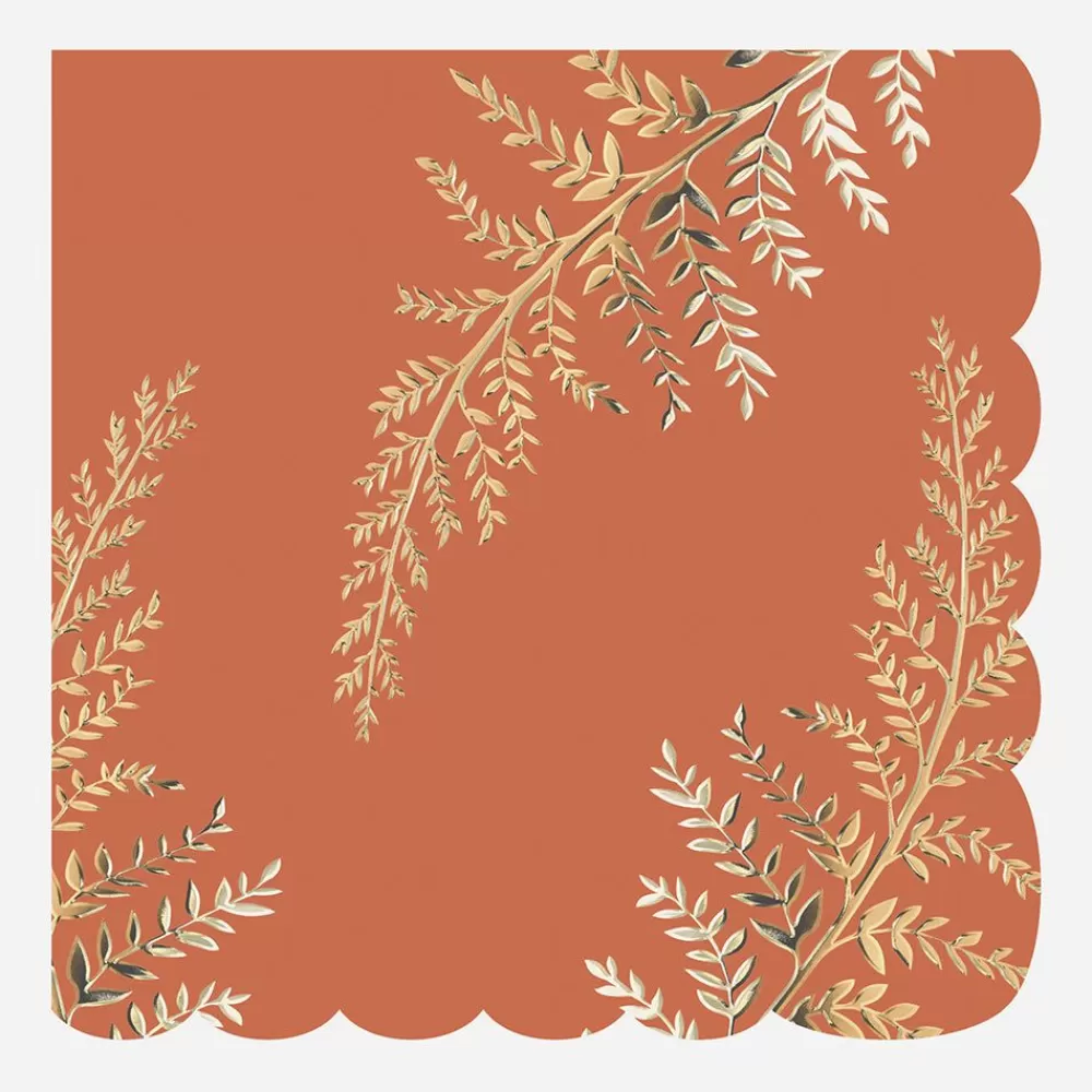 Sale Paper Napkins: 16 Terracotta Napkins Napkins