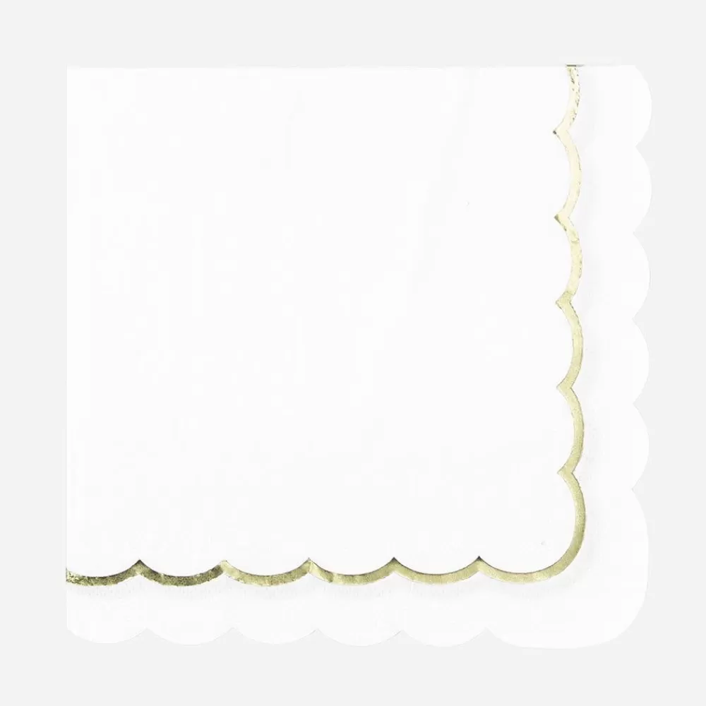 Best Paper Napkins: 16 White Napkins Napkins