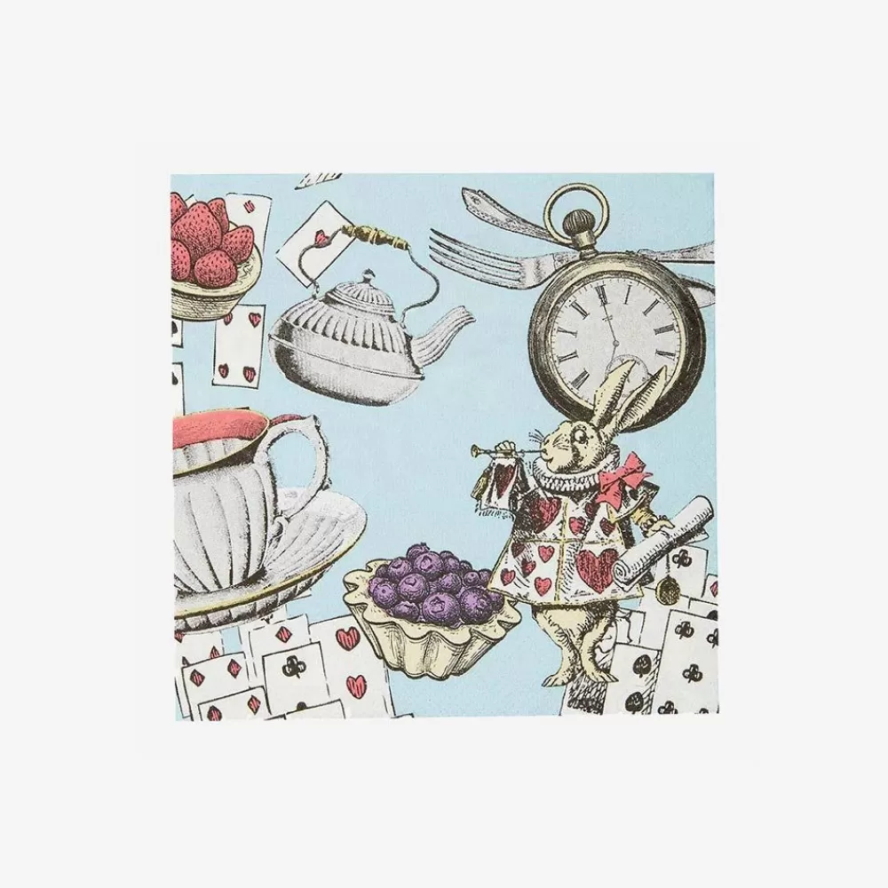 New Paper Napkins: 20 Alice Napkins Napkins