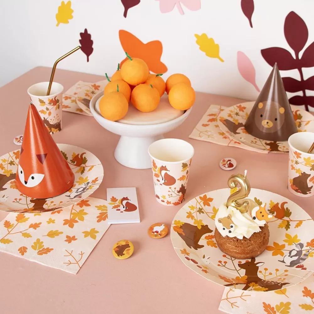 Outlet Paper Napkins: 20 Autumn Leaf Napkins Napkins