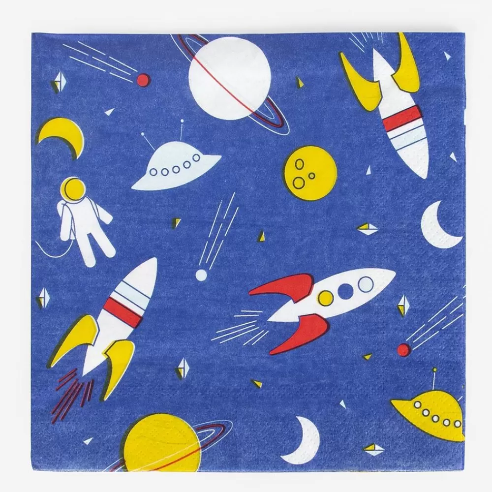 Flash Sale Paper Napkins: 20 Cosmos Napkins Napkins