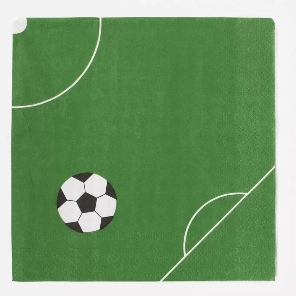 Hot Paper Napkins: 20 Football Napkins Napkins