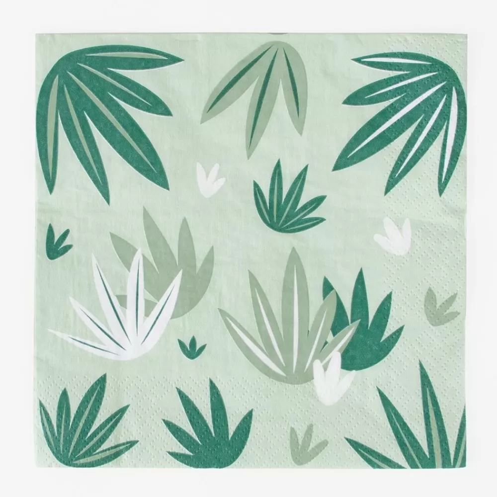 Discount Paper Napkins: 20 Jungle Napkins Napkins