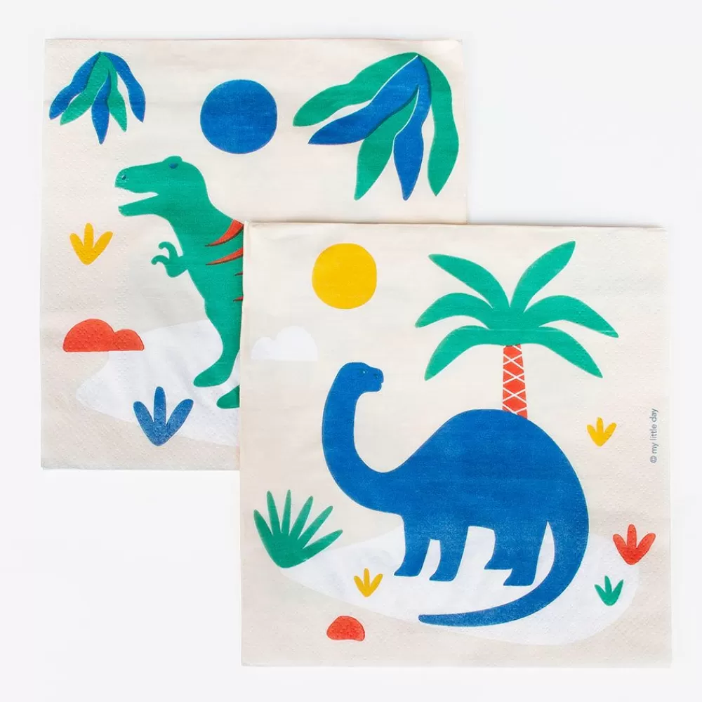 Fashion Paper Napkins: 20 Jurassic Dino Napkins Napkins