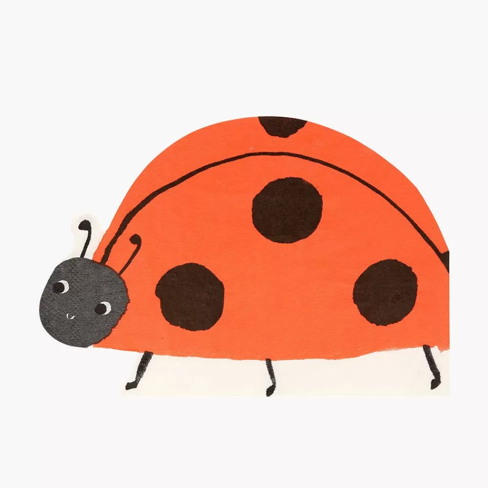 Sale Paper Napkins: 20 Ladybug Napkins Napkins