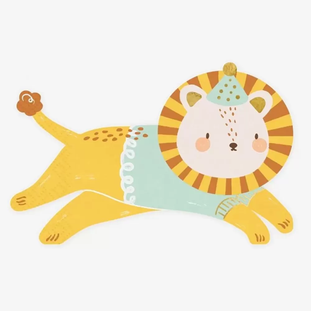 Fashion Paper Napkins: 20 Lion Napkins Napkins