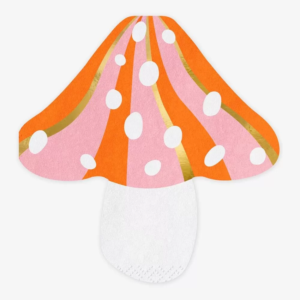 Shop Paper Napkins: 20 Mushroom Napkins Napkins